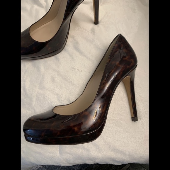 USED L.K.‎ Bennett - Sledge - Pump in Tortoise 39 - Picture 5 of 12